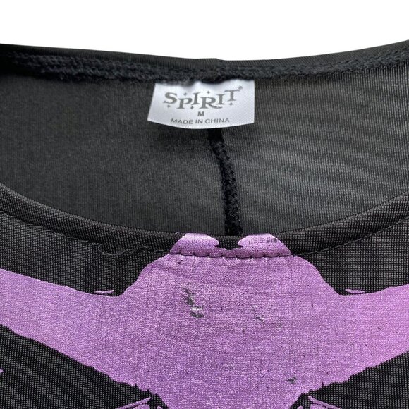 SPIRIT Halloween Dress Girls Medium Punk Skeleton Witch Costume Dress Only - Picture 5 of 11